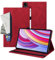 Auslbin Custodia compatibile con Xiaomi Redmi Pad Pro 12.1 2024 Cover, Tablet in Pelle PU Adatto per Xiaomi Poco Pad, Stile Classico in Pelle, Rosso