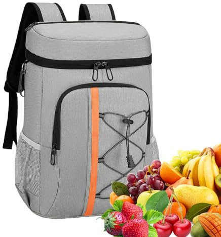 Esncddym Isolierter Kühlrucksack, Rucksackkühler - Isolierter Rucksack-Kühlrucksack | Ultraleichte Rucksack-Kühltasche, Eistruhen-Rucksack, Camping-Kühler für Arbeit, Tagesausflüge, Wandern