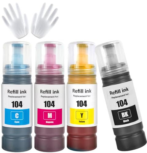 ASEKER Tinte Multipack Kompatibel für ET-2810 ET-2815 ET-2820 ET-2825 ET-2710 ET-2711 ET-2712 ET-2714 ET-2715 ET-2720 ET-2721 ET-2726 ET-4700 ET-4800 Drucker (BK/C/M/Y)