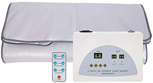 CASEGO Couverture de Sauna, Infrarouge lointain Khan, Couverture chauffante de sécurité, Machine de Perte de Poids, thérapie détox Professionnelle, Appareil de Spa à Domicile