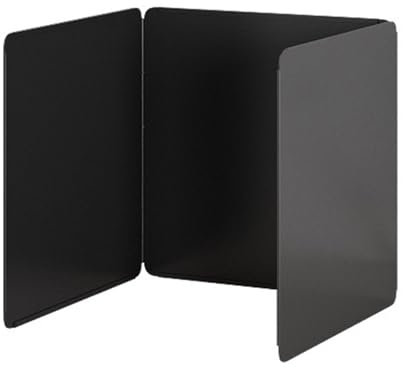 Spritzschutz Faltwand Küchen, Herdschutz Herd-Spritzschutz, Anti Splatter Shield Mit Antihaftbeschichtung, Platzsparender Klappbarer Fettspritzschutz Für Küchen, Herd, Pfanne, Wand, Schwarz(45x45x45cm