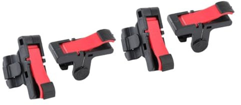 OKUMEYR 2 Stücke Huhn- Artefakt Mobile Game Controller Schnell Tasten Set Schwarz Rot Unterstützung