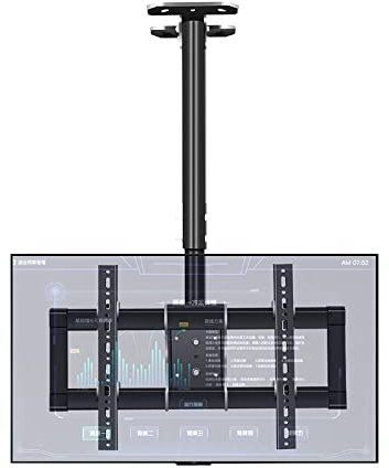 LGHLZGVF Deckenhalterung für TV – Vollbewegliche, um 360° drehbare und neigbare Deckenhalterung für TV, passend für die meisten 39-90 Zoll LCD-Flachbildfernseher, max. VESA 600 x 400 mm