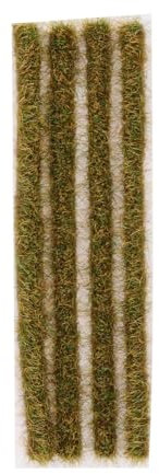Angoily 1 Ensemble Modèle De Grass Faux Modèle De Tapis d'herbe Synthétique Modèles De Bande De Gazon Statique Artificiel Herbe De Rizière Miniature Plastique