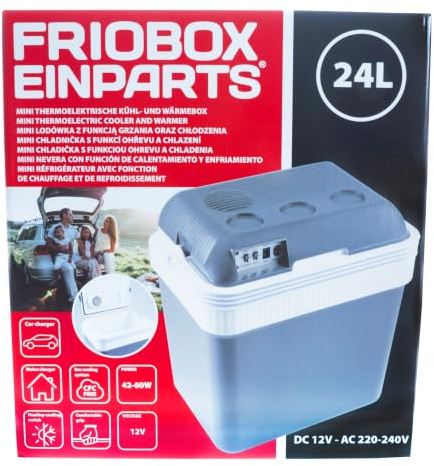 EinParts Kühlbox für Auto 24L EPFB01 Auto Thermoelektrische Warmhaltebox 12V 230V Kühlschrank Thermobox
