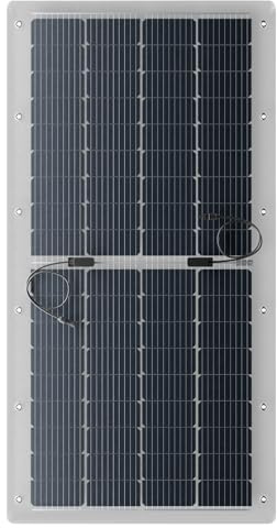 Kit 2 panneaux solaires flexibles 410 W microonduleur et câble – Module monochromatique IP65 ultra fin 162 × 77 × 0,3 cm – Panneau photovoltaïque Plug and Play de balcon facile à installer