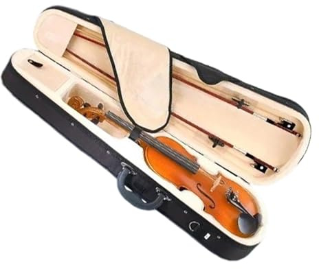 Violine Musikinstrumente 4/4 Profi Violinenset Aus Massivem Ebenholz Linkshänder Ausführung Inklusive Zubehör