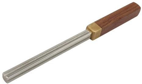 KIXZSAZ Lime à frettes de guitare révolutionnaire : quatre tailles pour tous les besoins. Lime à frettes pour basses. Réparation, brun foncé, 22.7 cm