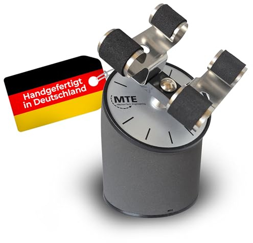 MTE Bewegungstechnik Uhrenbeweger (WTA 220 Metall 2-fach) – Elektronisch gesteuerter Uhrendreher für Automatikuhren – Leiser Watch Winder – Batterie- & Netzbetrieb – Made in Germany