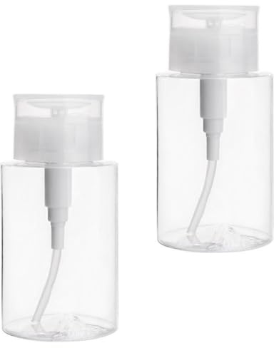 300ml Petg Pump Dispensing Bottle 2pcs Refillable Leakproof | Cleansing Water and Hand Use, Travel and Business Trip, Compact 2pcs Storage, 300ml Capacity