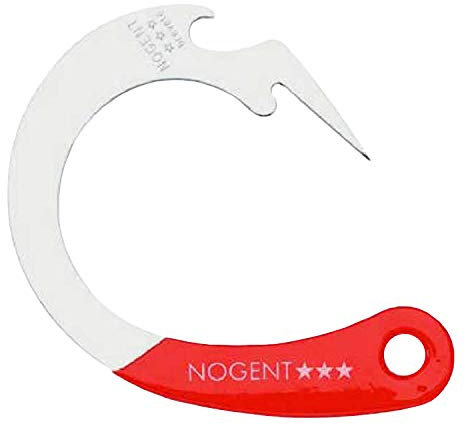 Nogent*** 04050H - Abrebotellas Circular (Acero y plástico), Color Rojo