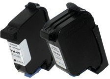 2 Druckerpatronen Tinte für HP DeskJet 1220c Officejet G 55 ersetzen HP 45 und HP 78 51645AE C6578AE