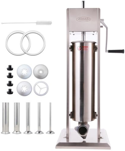 Hakka 2 in 1 Sausage Stuffer and Spanish Churro Maker Machines (15LB/7L)