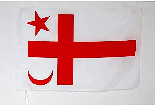 AZ FLAG - Flagge Mi’Kmaq Von Quebec - 90x60 cm - Micmac Fahne 60 x 90 Cm Scheide Für Mast - Flaggen