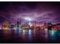 Runa Art Fototapete New York Nacht 352 x 250 cm Vlies Tapeten XXL Moderne Wandtapete Wohnzimmer Schlafzimmer Violett 9210011a