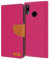 Verco Huawei P20 Lite Custodia per Cellulare, Caso Tessuto per Huawei P20 Lite Cover Tessilo Portafoglio Case, Rosa
