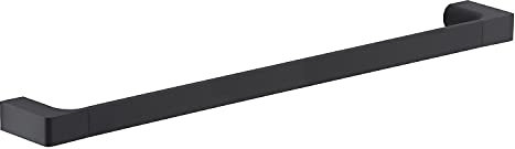 Gedy Pirenei Barra Porta Asciugamani, 60 cm, in Ottone, Nero, Lungo