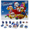 Undercover PPUT8023, Chase, Marshall, Ryder, Wally, Everest, Rocky, Zuma, Skye, Rubble Adventskalender für Kinder mit 24 Schreibwaren Überraschungen, Cooles Paw Patrol Motiv, ca. 45 x 32 x 3 cm, bunt