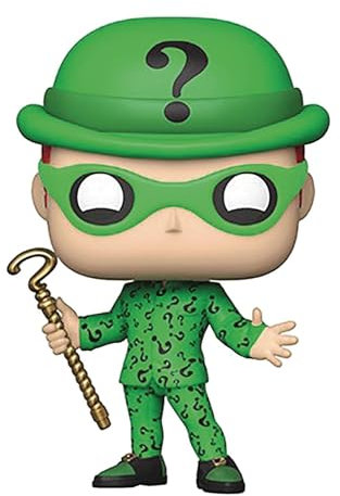 Funko Pop! Heroes: Batman Forever-The Riddler - DC Comics- Figura in Vinile da Collezione - Idea Regalo - Merchandising Ufficiale - Giocattoli per Bambini e Adulti - Comic Books Fans