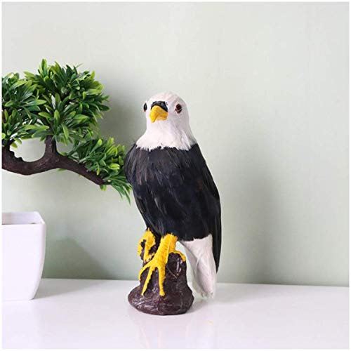 FHUILI Simulierte Adler Static Handwerk Modell - Artificial Vogel Tiermodell - Mini Realistische Tiermodell - Vogel-Crafts-Verzierung für Weihnachten Home Office