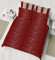K Collection Athena Bettbezug – Griechischer Mäander Wendebettwäsche – Griechisches Schlüsseldesign – 100% Baumwolle – King Size – Rot/Gold