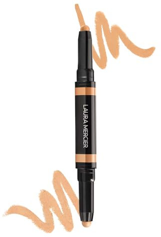 Laura Mercier Secret Camouflage Brighten and Correct Duo, 2-in-1 Face and Under Eye Concealer Stick, Blurs Imperfections and Reduces Appearance of Undereye Dark Circles, Full Coverage, 3W