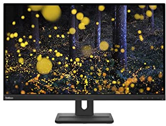 Lenovo ThinkVision E27q-20 - LED monitor - 27 - 2560 x 1440 QHD @ 75 Hz - IPS - 350 cd/m� - 1000:1 - 4 ms - HDMI, Displ
