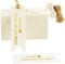 100 Stück Geschenkanhänger,Schön Dass Du Da Bist Geschenkanhänger Weiß für Hochzeit Kommunion Weihnachten,Thank You Etiketten Tags,Kraftpapier Anhänger Weiß Mit 10 Meter Juteschnur und Goldweißes Seil