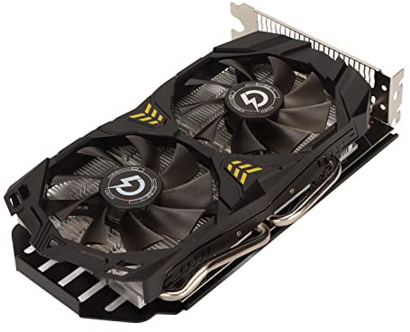 Bewinner RX 580 Grafikkarte, G GDDR5 256 Bit PC Grafikkarte mit 2 Lüftern, Unterstützt HD Multimedia Schnittstelle, 2 DP Port, PCI Express 2.0 Motherboard Schnittstelle