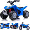 Kinder Elektroauto Quad, 3km/h, Kinderquad, Rutschauto fur Kinder ab 18 Monaten, Led Lampe, Spielzeug, Electroroller (Blau)