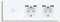 CNBINGO Interrupteur tactile à double prise avec ports USB (type A 2,1 amp total) - Prise USB Schuko encastrée - Interrupteur mural simple en verre blanc - 1 voie