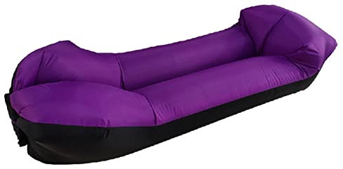 FARRJO Outdoor Lazy Inflatable Sofa Luftmatratze Single-Person Lounge Chair Portable Wild Camp Lunch Break Music Festival Camping Supplies (Color : 07)