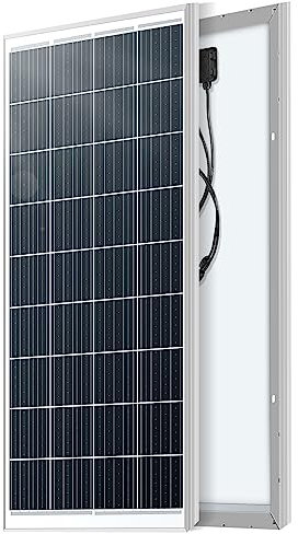 Panana 100W Solar Panel 18V Monocrystalline Module PV Power for Motorhome RV Boat Shed Caravan Camping Travel