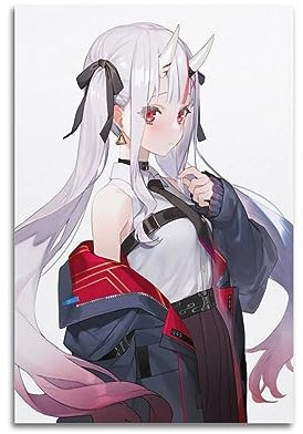 VZRSQZK Anime Hololive Ayame Nakiri Poster, dekoratives Gemälde, Leinwand, Wandposter und Kunstdruck, modernes Familienschlafzimmer-Dekor-Poster, 20 x 30 cm
