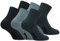 Slazenger 6 Paar Quarter Tech Socken - Frottee Einlegesohle - Herren (Mehrfarbig, 39-42)