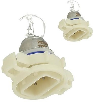 2 pièces d’ampoules de voiture 12V, feux de croisement, feux de route, phares antibrouillard, etc. (PSX24W 12V 24W PG20-7)