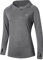 WILLIT Damen Laufshirt UPF 50+ Sonnenschutz Hoodie Sportshirt UV Shirt Langarm Wandern Angeln Outdoor Shirt Schnelltrocknend Leichter Hoodie Kationisch dunkelgrau S