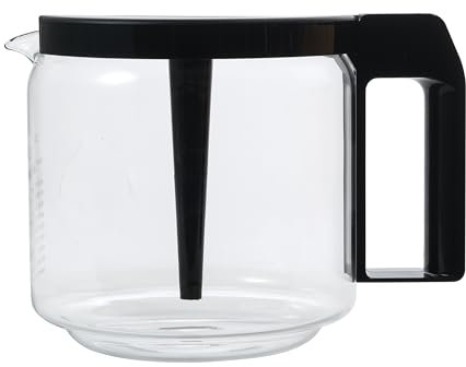 MRX Solutions Ersatzkaraffe für Technivorm Moccamaster KBG Brauer 89830, 1,25 l, Glas, 10 Tassen, Klar