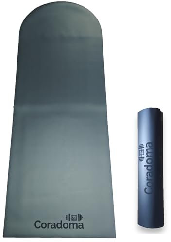 Fitnessmatte für Sport und Fitness, Yoga Matte aus Premium PU Leder 183x68 cm – Extra dick mit 0,5cm und Rutschfest – Perfekt für Hot Yoga und Pilates | Sportmatte, Gymnastikmatte, Trainingsmatte
