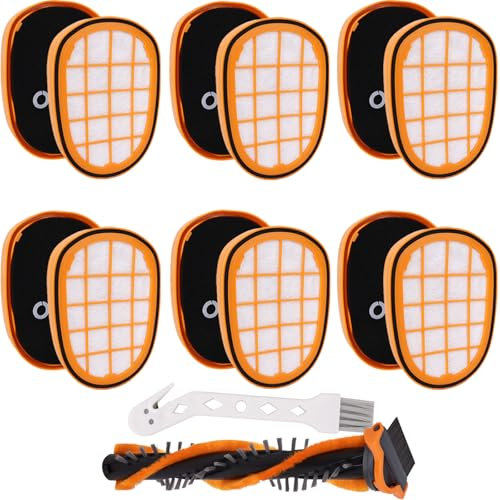 Set für Philips Staubsauger Ersatzteile, für Philips Staubsauger Filter FC5005/01, Ersatzbürste für Philips CP0667, Geeignet für Philips SpeedPro Max Akkusauger FC6904/6823/6827/6908/6906, XC8045/01