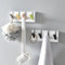 KASESSS 2 Pcs Coat Hooks, Coat Hooks Wall Mounted, Piano Key Coat Hangers Wall Mounted, Coat Rack Wall Mounted, Coat Hooks for Wall, Concealed, with 4 Flip-Down Hooks for Hanging Keys, Umbrella, Hat