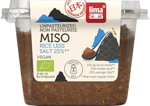 Rice Miso 25% less Salt nicht pasteurisiert 18 x 300 g