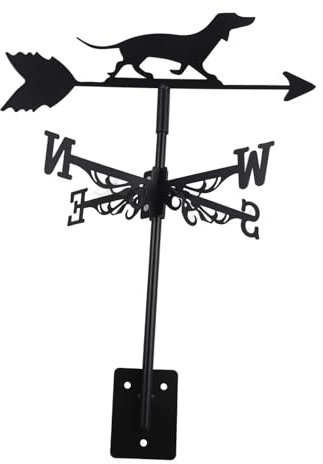 CAXUSD Wetterfahne Aus Metall Tierform Wetterfahne Windrichtungsanzeiger Dachdekorationszubehör Für Garten Terrassendachdekoration in Tierform