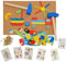 alles-meine.de GmbH XL - Hammerspiel 229 Teile - Auto - Klopfspiel Nagelspiel Nagel - bunt - 2 Stück Hammer - aus Holz/Hämmerchen - Hämmerchenspiel - Steckspiel - Nägel/Motor..