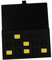 HOMSFOU 2pièces Support De Stockage De Données Alliage avec Emplacements pour Cartes Sim Nano Et Aiguille Étui De Rangement Compact Noir