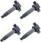 Kfz-Zündspule 4 Zündspule/Passend for Toyota Yaris Verso Prius IQ 2000 2001 2002 2003 2004 2005 2006 2007 2008 2009 2010 2011 2012 2013 2014 2015 Zündspule High Power Performance Elektrospule Ersa