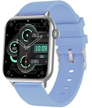 Trevi T-FIT 201 A Smartwatch con Chiamata Wireless, Grande Display AMOLED 1.85 Always On, Fitness Tracker con Controllo Attività Fisica/Stato di Benessere, Monitoraggio Sonno, Waterproof IP67, Lilla