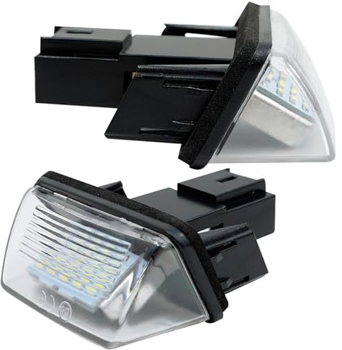 Greacesrio Eclairages de Plaque Immatriculation Feux de laque OEM 6340A3 6340.A3 Lampe de plaque d’immatriculation pour peugeot 206 207 307 308 406 407 Partner C3 C4 C5 Berlingo