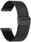 TStrap Metall Uhrenarmband Edelstahl Mesh - Schwarz Schnellverschluss Armband Uhren für Herren Damen - Weich Ersatz Smartwatch metallarmband Uhr - 10mm 12mm 14mm 16mm 18mm 20mm 22mm