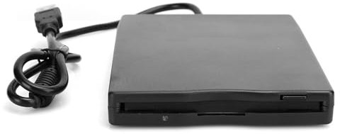 Naroote 3,5-Zoll-Diskettenlaufwerk USB Extern, Diskettenleser USB-Diskettenlaufwerk 3,5 Zoll 720 KB Tragbares Diskettenlaufwerk für 1,44 M3,5 Zoll MF2-HD-Diskette